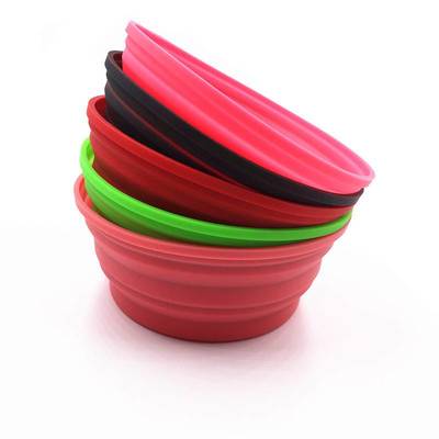 戶(hù)外便攜硅膠寵物碗;小號(hào)狗碗,寵物飛碟